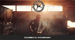 Desktop Screenshot of hovcompagniet.se